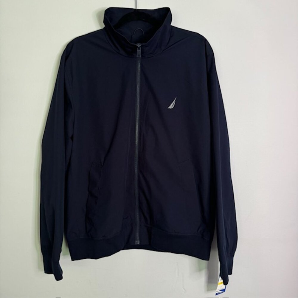 Nautica Men's Rainbreaker Jacket Navy Size Medium NEW!!!